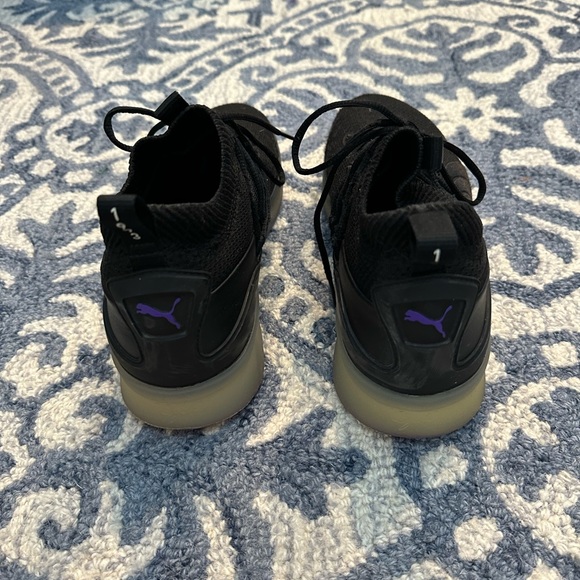 PUMA Clyde Court Disrupt Sneakers in Black/Electric Purple- Size 8.5 - Picture 3 of 5